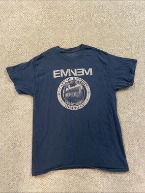 Eminem City of Detroit Black Graphic Tee